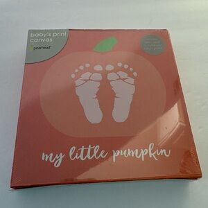 Brand New Target My Little Pumpkin Halloween Canvas for Baby's Footprints